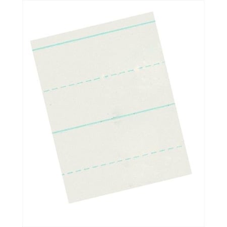 School Smart School Smart 085355 Alternate Ruled Long Way Writing Paper For Grade 1; 11 x 8.5 In. - White 85355